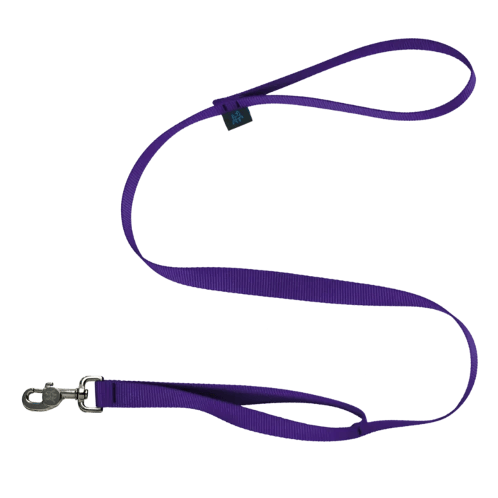 LaisseDoubleMauveWeb23 Laisse pour chien | Double poignées