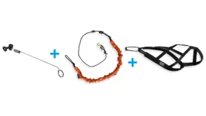 Ensemble bikejoring - 1 chien | Harnais de traction