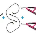 Ensemble trottinette des neiges - 2 chiens