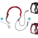 Ensemble bikejoring - 2 chiens | Harnais hybride