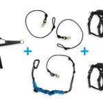 Ensemble skijoring - 2 chiens | Harnais hybride